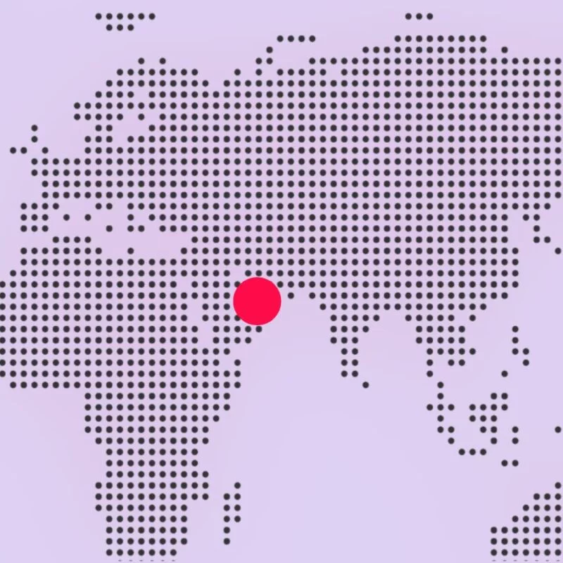 Montage d'une carte du monde