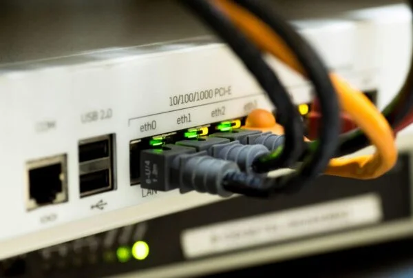 Photo stock de wifi filiaire